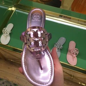Tory Burch Sandals Purple metallic